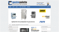 Desktop Screenshot of gastropalette.de