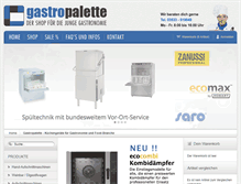 Tablet Screenshot of gastropalette.de